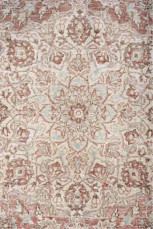 Antique Kashan Area Rug (8' x 12')